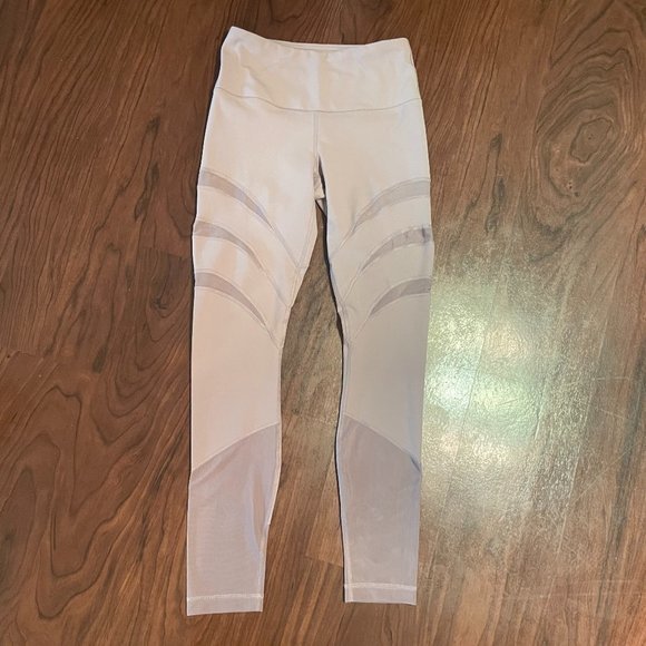 YOGALICIOUS High Rise Lavender Sheer Panel Legging - Picture 2 of 7